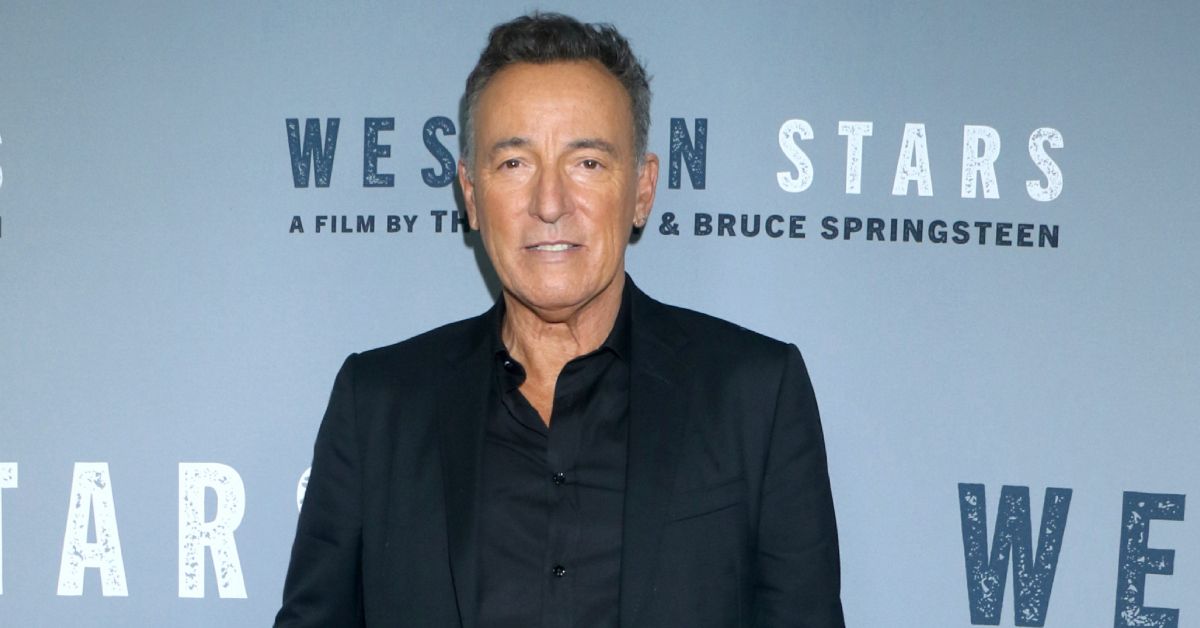 Bruce Springsteen on a red carpet