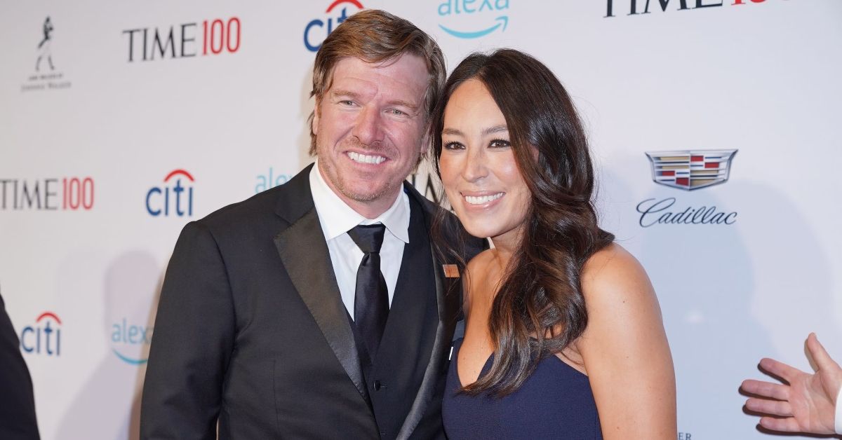 Chip and Joanna Gaines on a red carpet