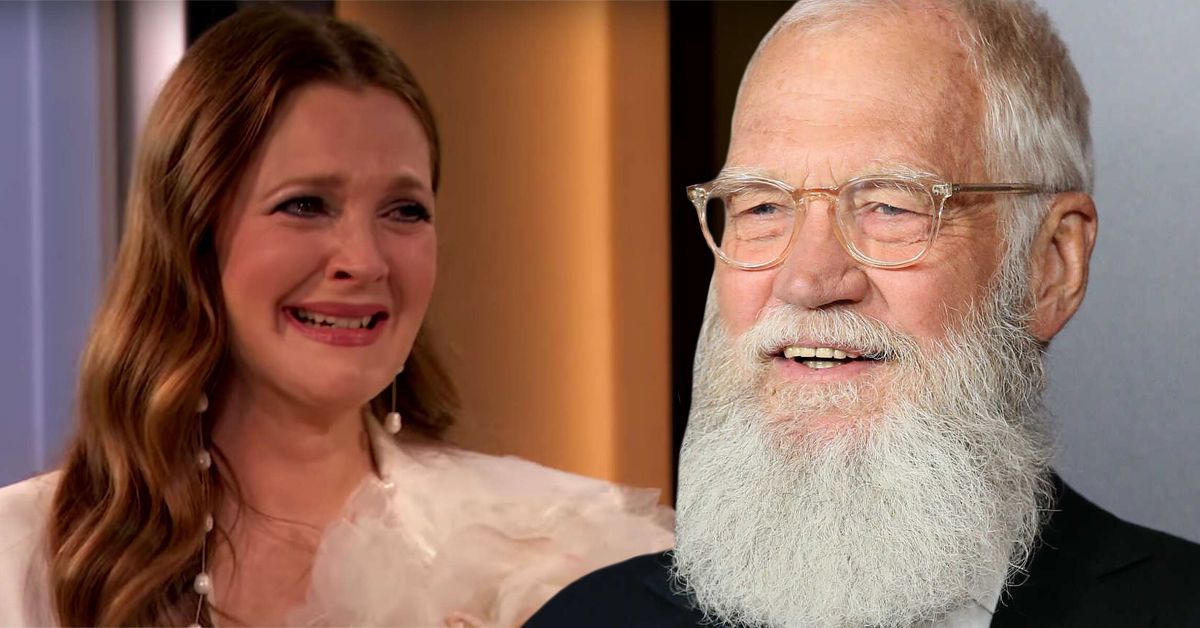 Drew Barrymore and David Letterman