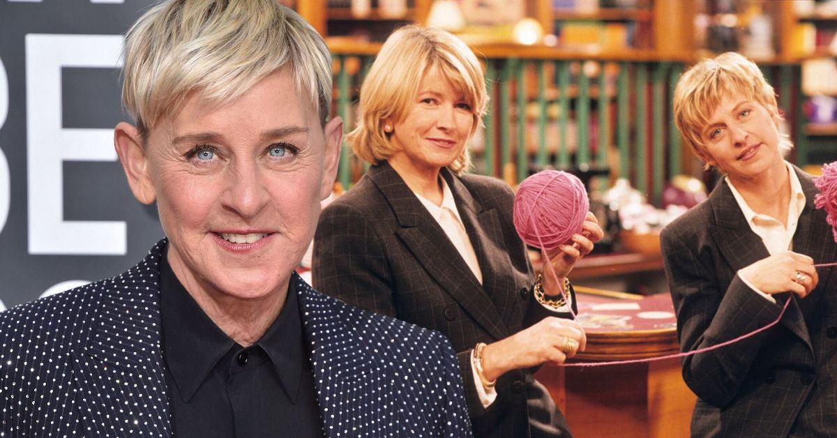ellen degeneres tried poking fun at martha stewart but her guest had the perfect response