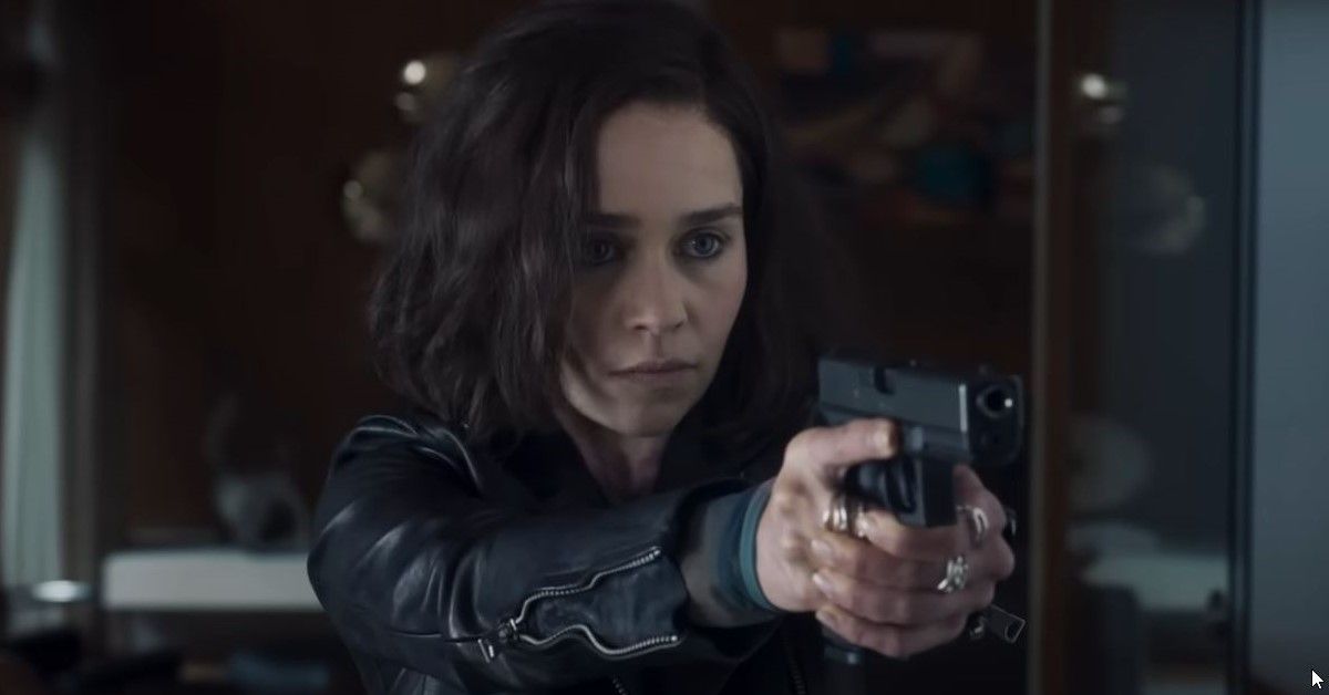 Emilia Clarke in a still from Secret Invasion 