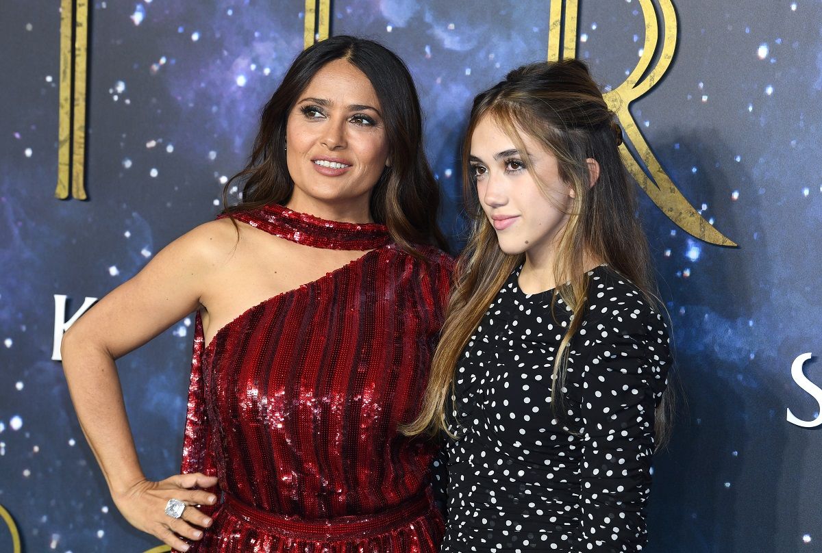 Salma Hayek Only Has One Child, But Valentina Has A Same-Age Sibling