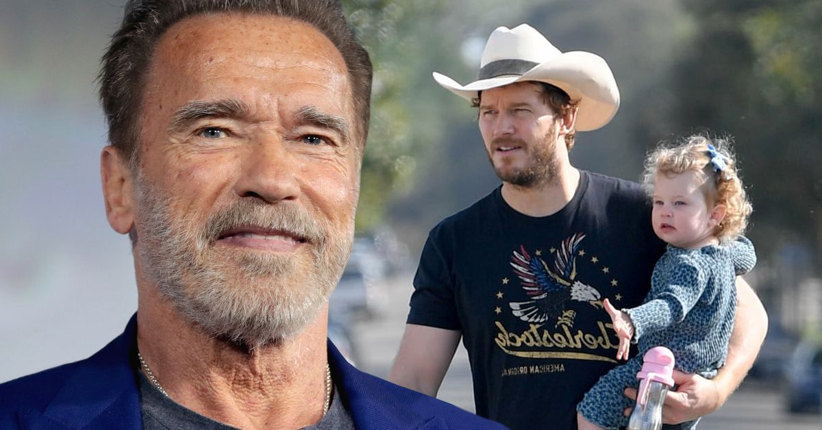 is lyla maria pratt being spoiled by her famous grandfather arnold schwarzenegger