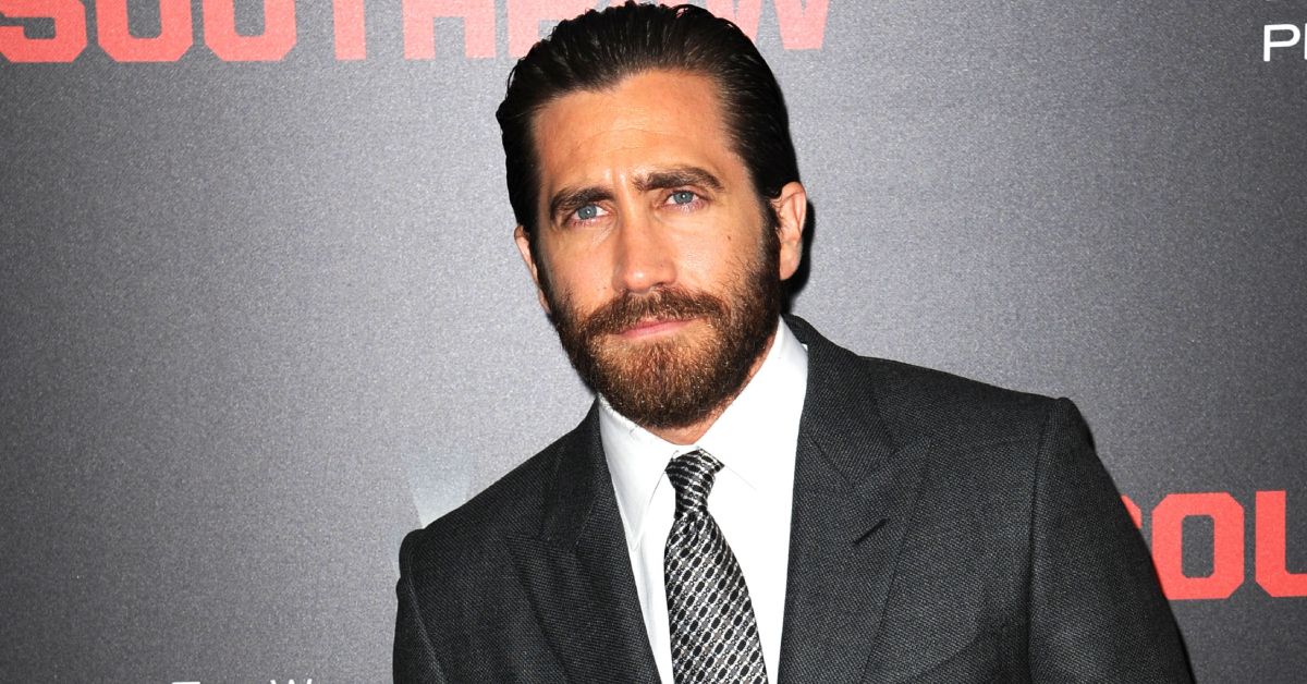 Jake Gyllenhaal at the premiere of Southpaw.