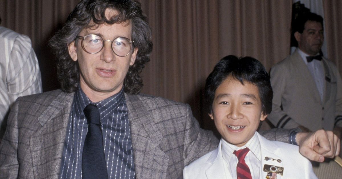 Ke Huy Quan and Steven Spielberg