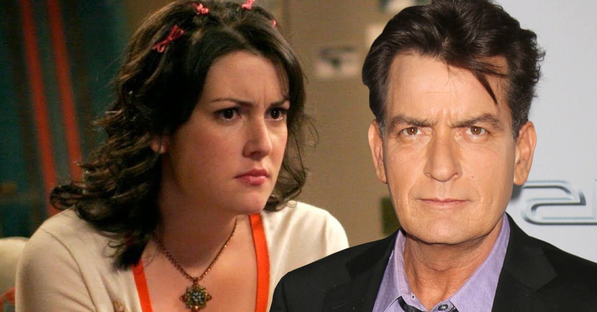 melanie lynskey had praise for her former co star charlie sheen and how he would get ready for shooting two and a half men