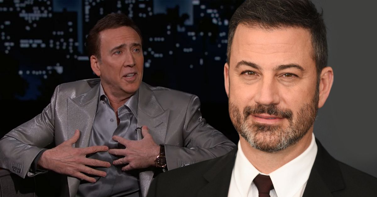 nicolas cage hadn t appeared on a talk show in 14 years but returned to jimmy kimmel s show for one specific reason