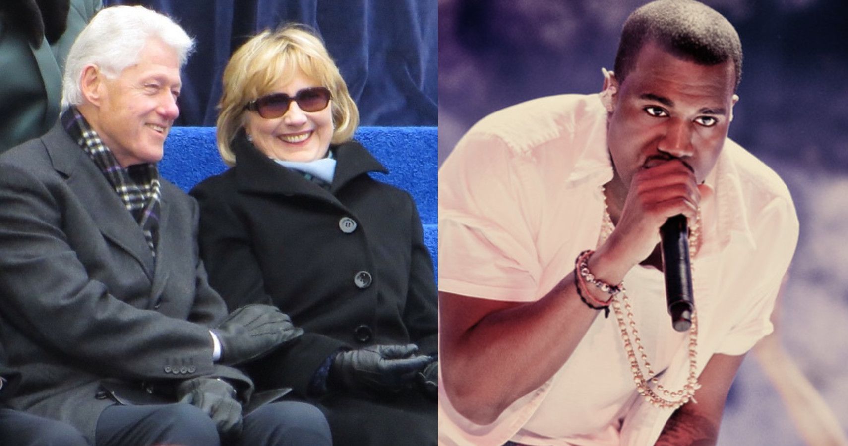 the clintons used to love kanye west but here s how they feel now