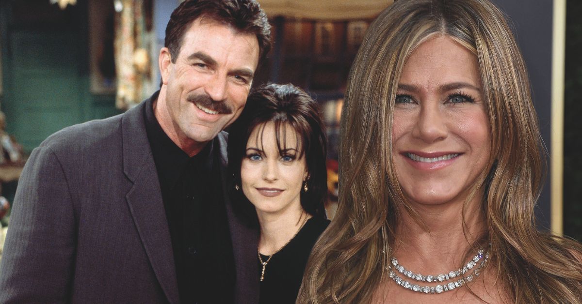 tom selleck didn t have the easiest time on friends but jennifer aniston seems to disagree