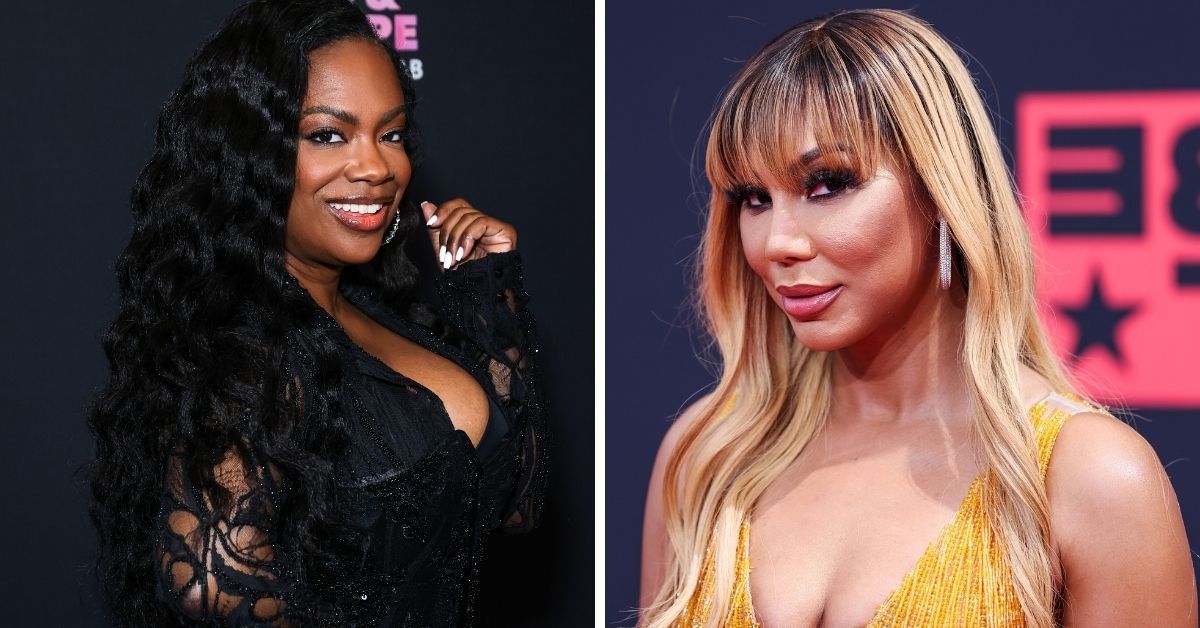 Kandi Burruss and Tamar Braxton side by side images