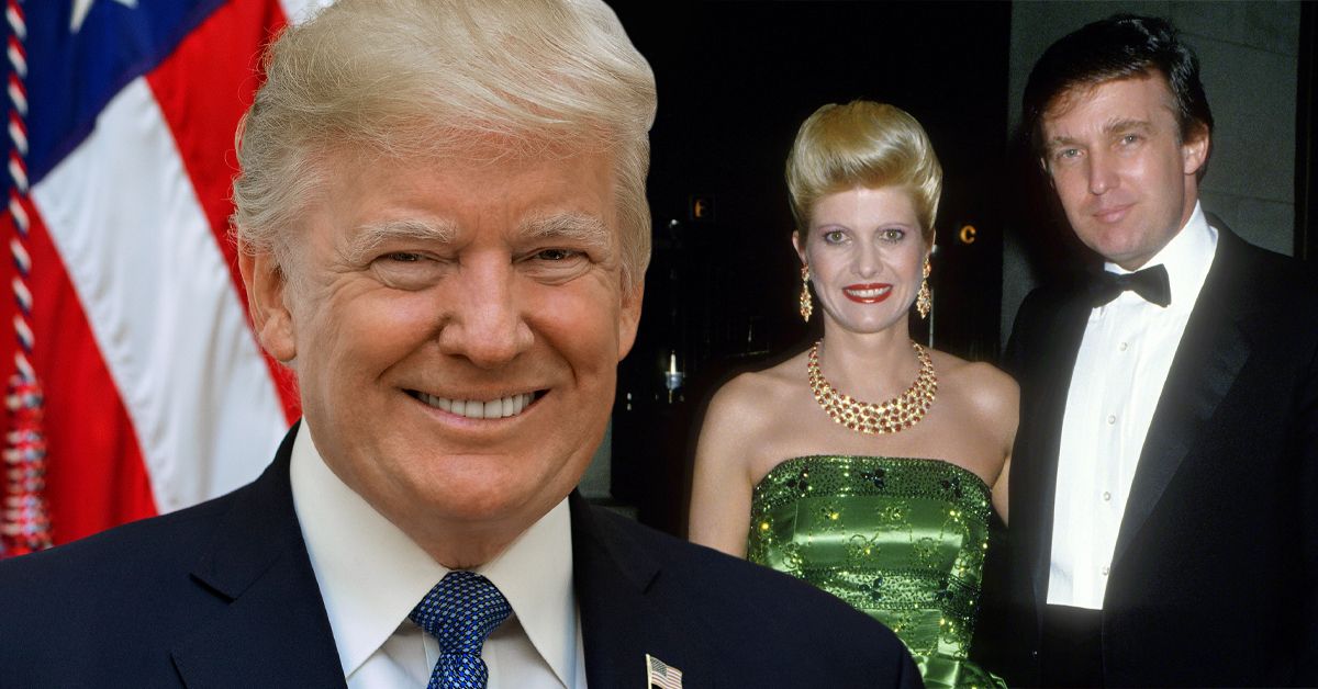 were donald and ivana trump on good terms just before she passed away