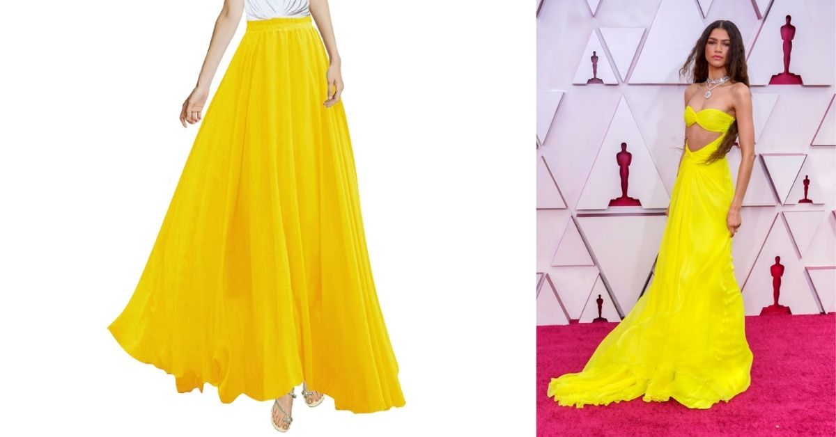 Zendaya yellow dress-1