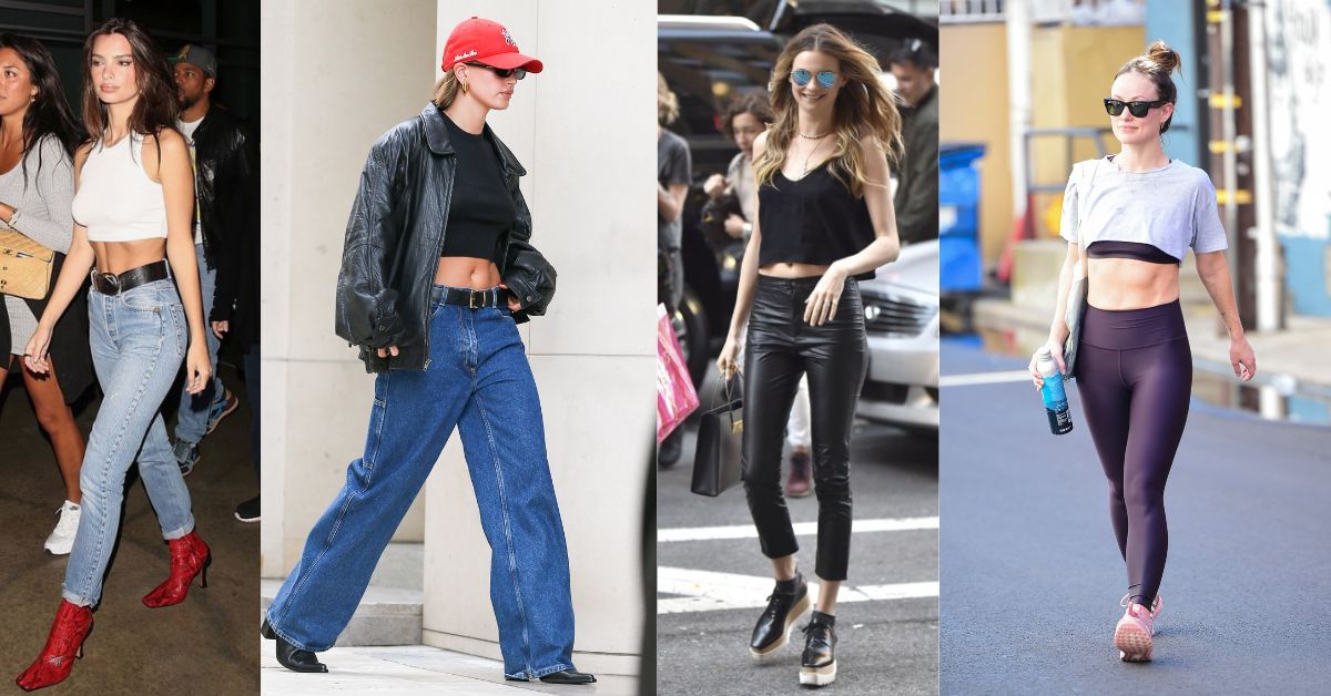 The Trendiest Crop Tops Our Favorite Celebrities Like Madelyn Cline ...