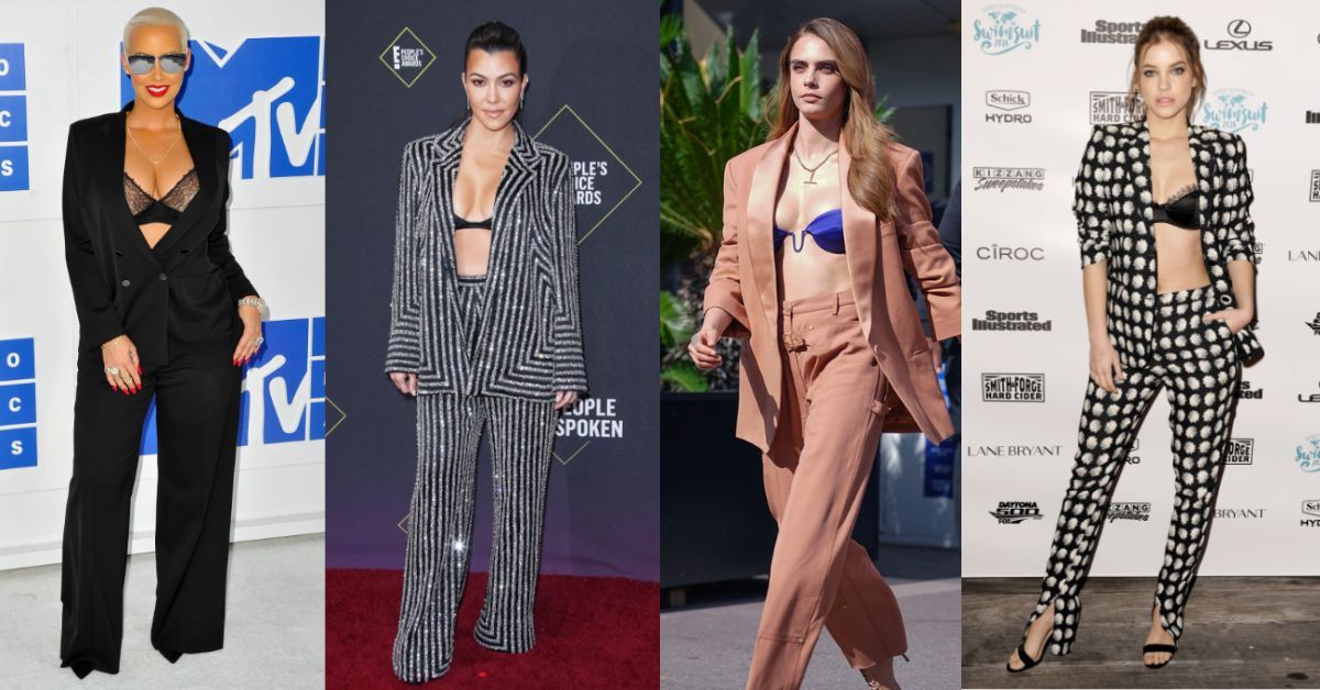 Celebrities in bralettes