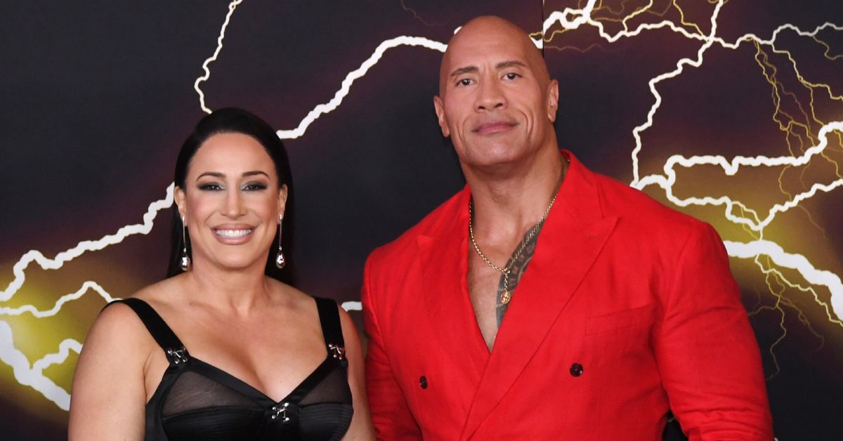 Dwayne Johnson and Dany Garcia on the red carpet