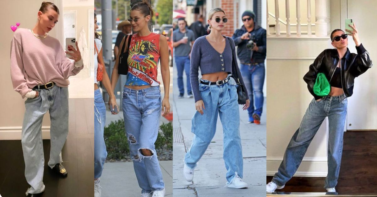 Hailey Bieber Is A Fixture Hollywood Fashion Icon: How to Incorporate Wide-Leg Jeans into Your Wardrobe