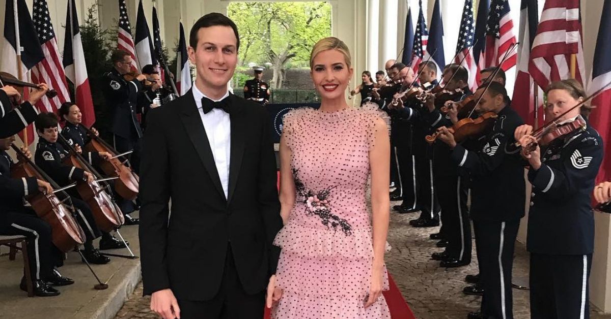 Ivanka Trump And Jared Kushner pose 