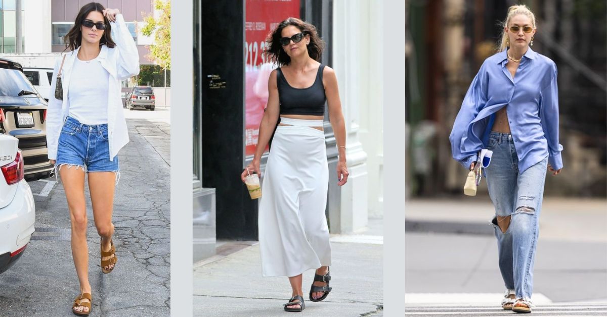 6 Birkenstock Outfits Inspired by the Likes of Katie Holmes, Kendall  Jenner, and More
