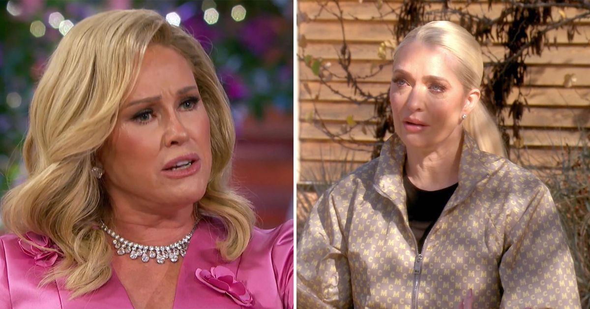 Kathy Hilton and Erika Jayne on The Real Housewives of Beverly Hills