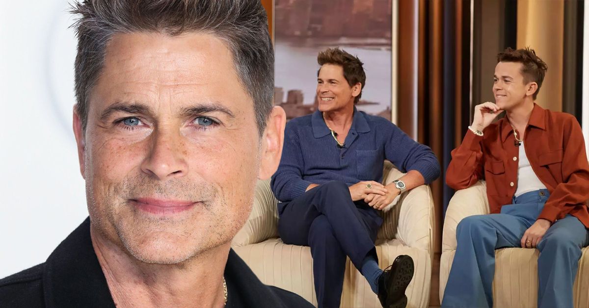 Rob Lowe and son