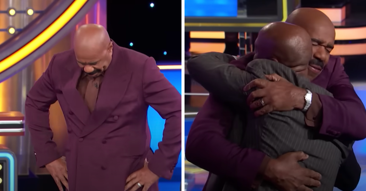 Steve Harvey Went Off-Script And Got Emotional During Family Feud After ...