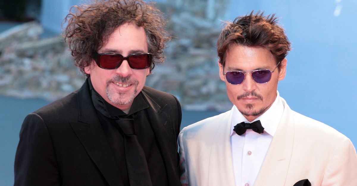 Tim Burton and Johnny Depp on the red carpet