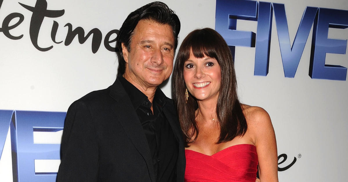 Steve Perry and Kellie Nash on the red carpet