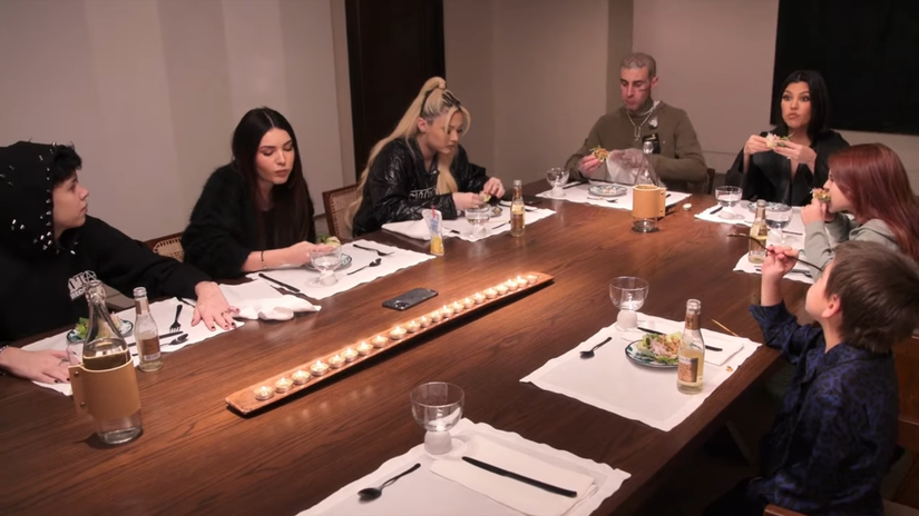 Travis and Kourtney blended family