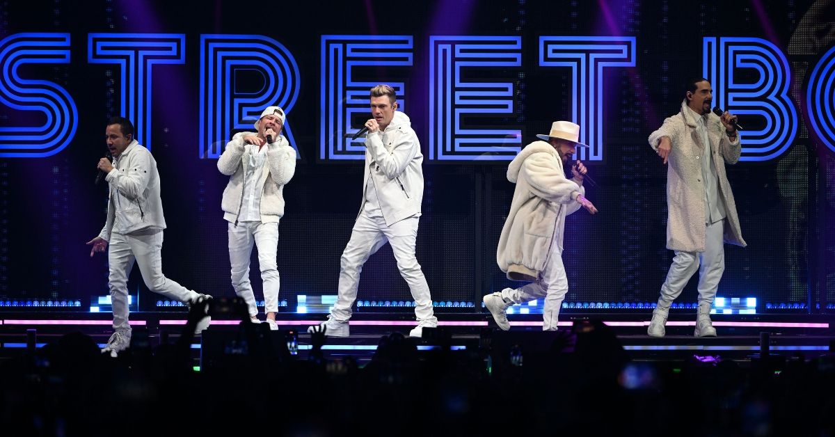Backstreet Boys performing in 2022