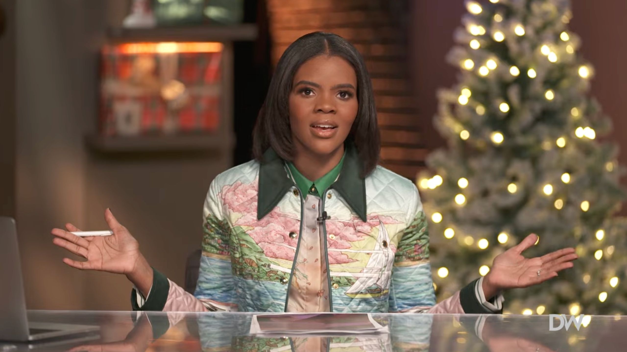Candace Owens talking with her hands