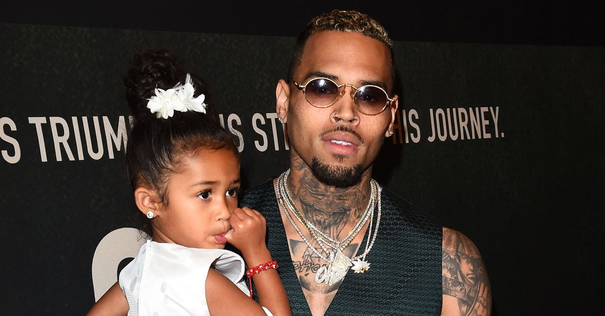 Chris Brown and his daughter Royalty Brown
