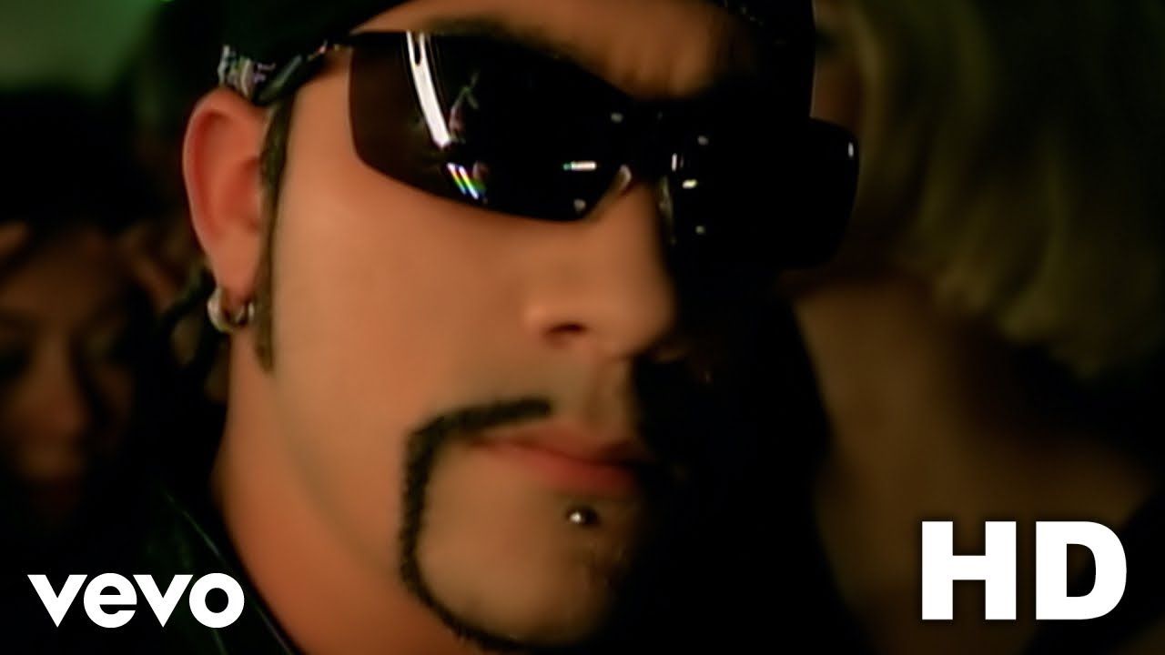 Closeup of AJ McLean in The Call music video