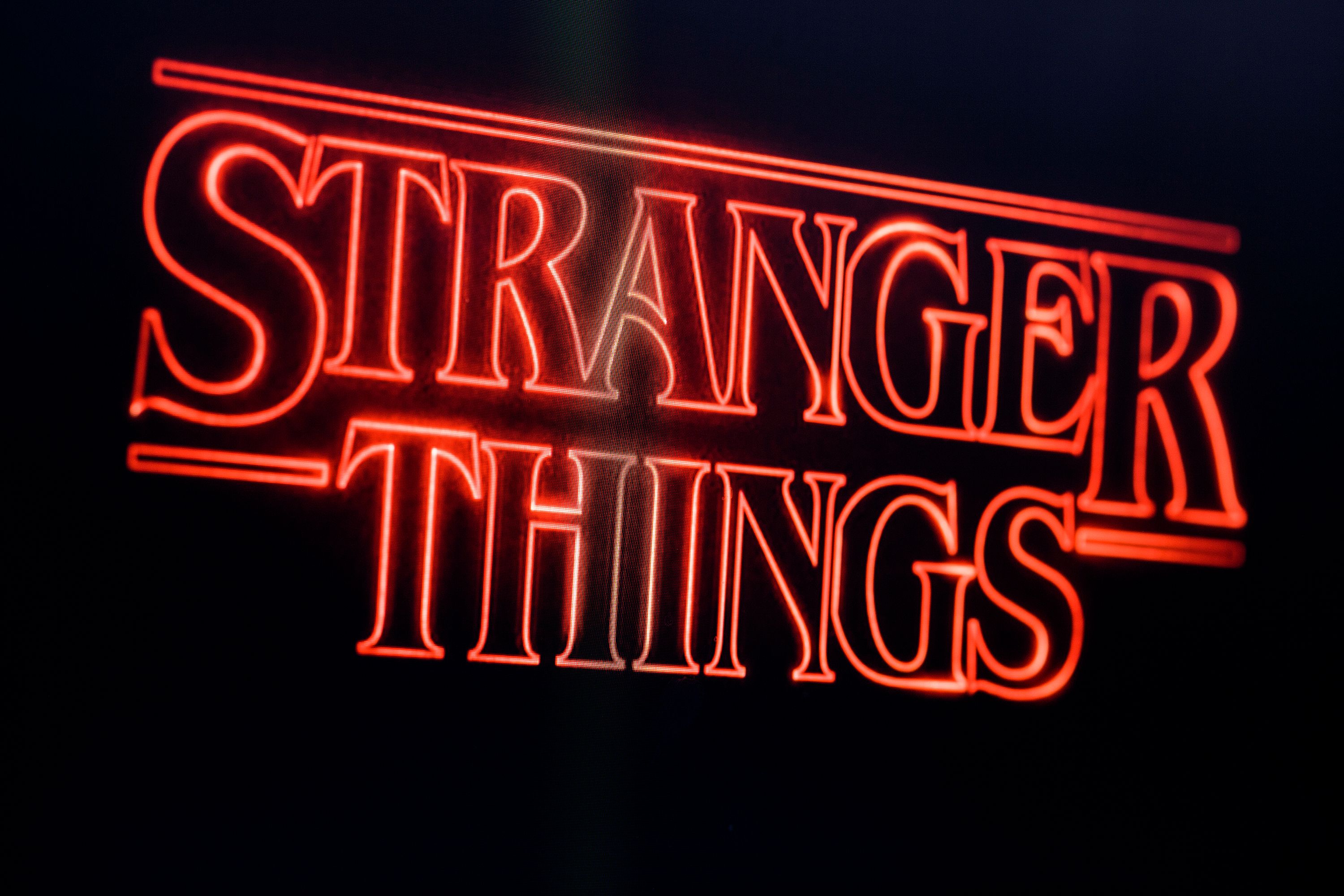 Stranger Things Series Logo - Title Logo - London, UK - Oct. 26th 2017