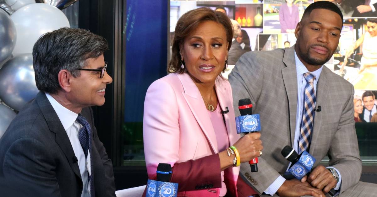Good Morning America’s Hosts Robin Roberts And George Stephanopoulos