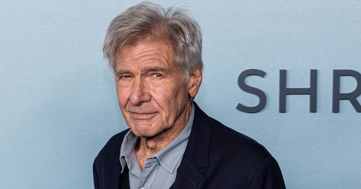 Harrison Ford looking cynical