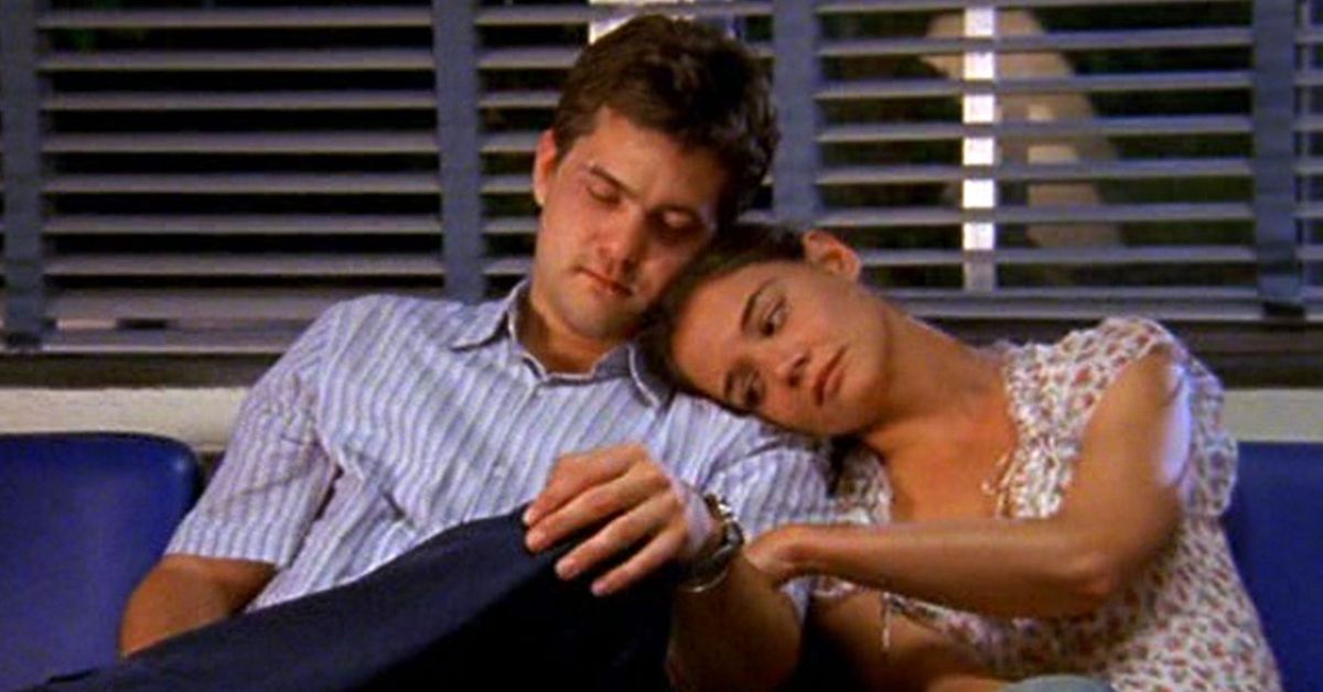 Joshua Jackson and Katie Holmes on Dawson's Creek