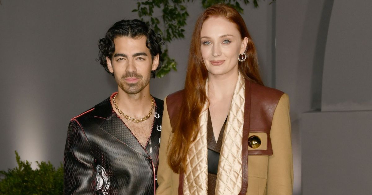 Joe Jonas and Sophie Turner at an event