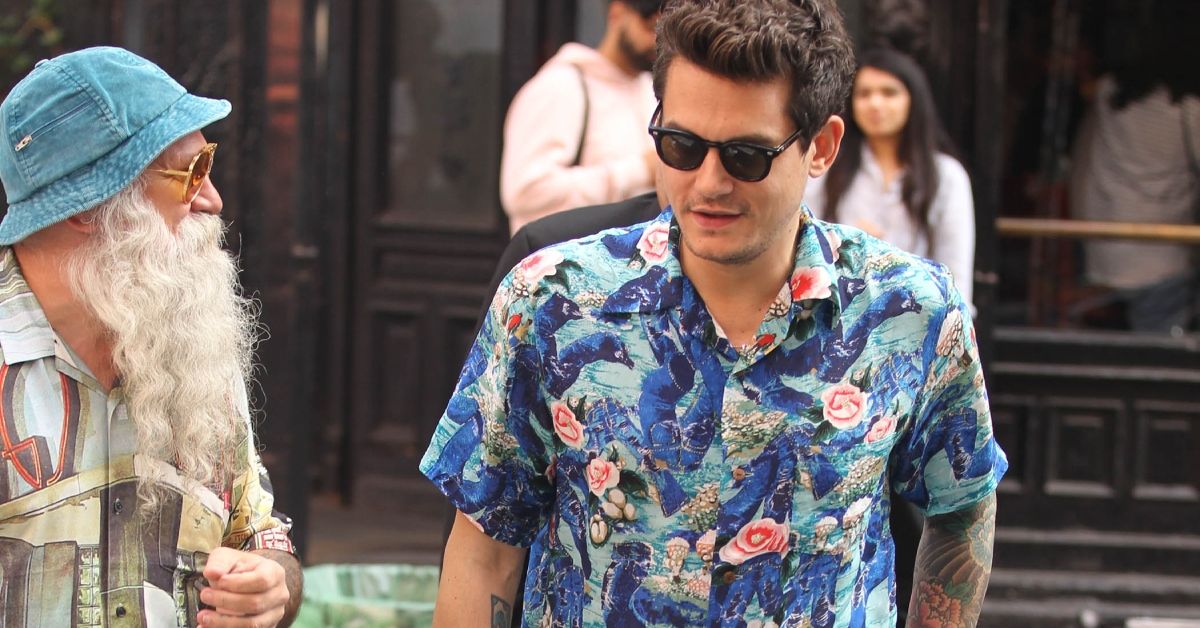 John Mayer going for a walk in NYC