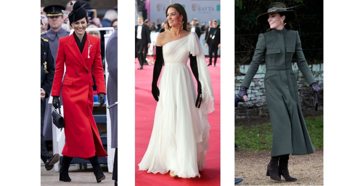 Princess Catherine's (Kate Middleton's) Top Alexander McQueen Looks And ...