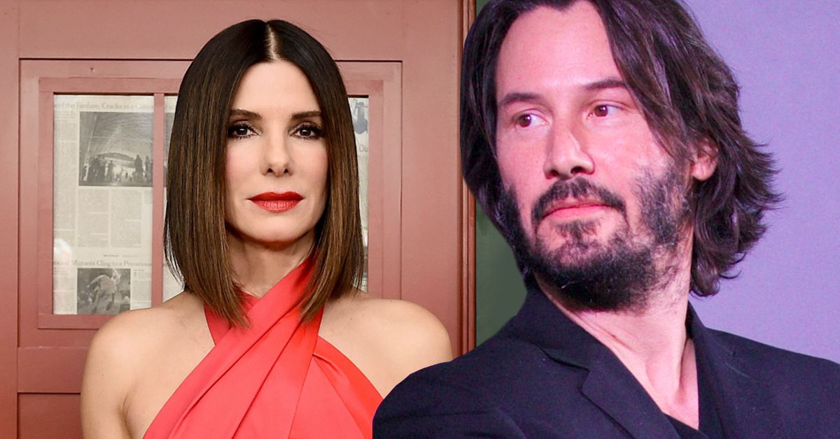 Keanu Reeves and Sandra Bullock