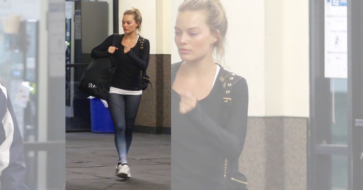 Do Celebrities Like Margot Robbie Taylor Swift And Miley Cyrus Workout   Margot Robbie 