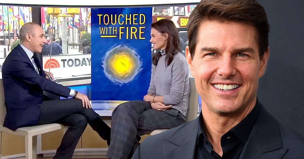 matt lauer brought up his controversial interview with tom cruise on the today show with katie holmes but the actress had the perfect response to it