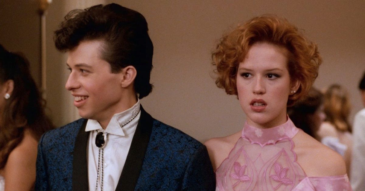 Jon Cryer and Molly Ringwald in Pretty In Pink