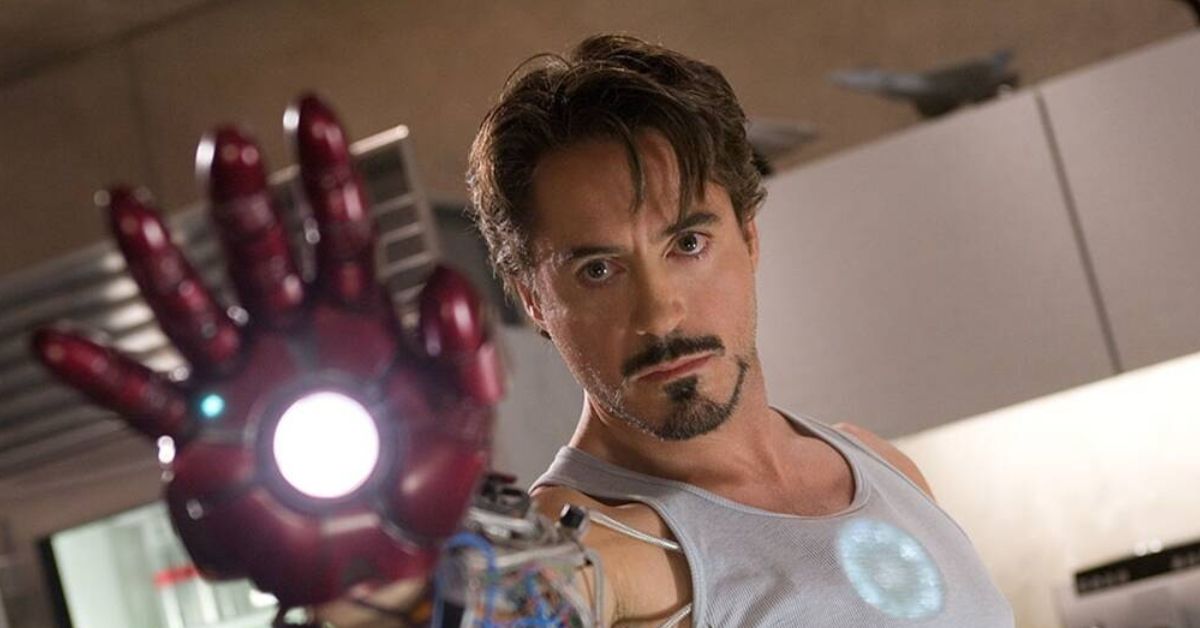 Robert Downey Jr as Tony Stark from Iron Man