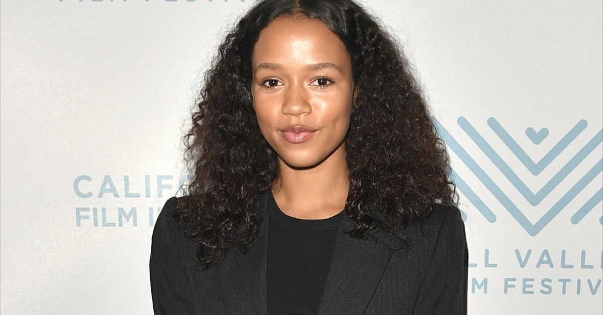 Taylor Russell at a film festival