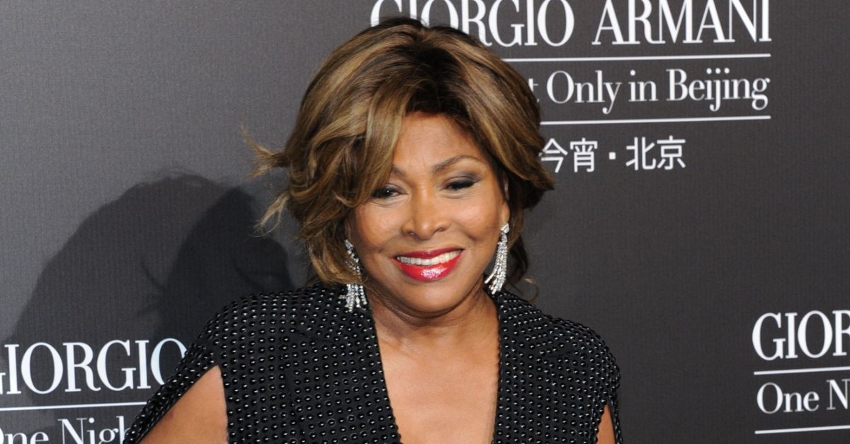 Tina Turner smiling