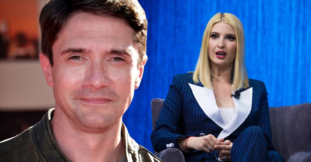 Topher Grace and Ivanka Trump