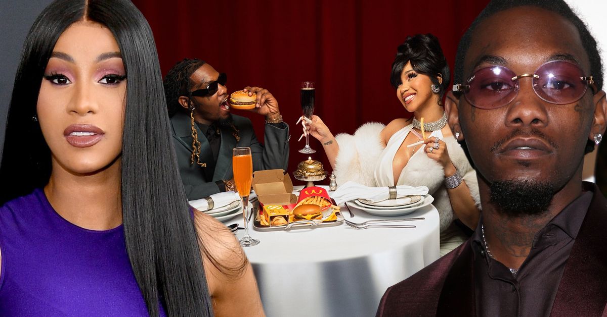 Cardi B And Offset Were Paid A Fortune For Their McDonald's