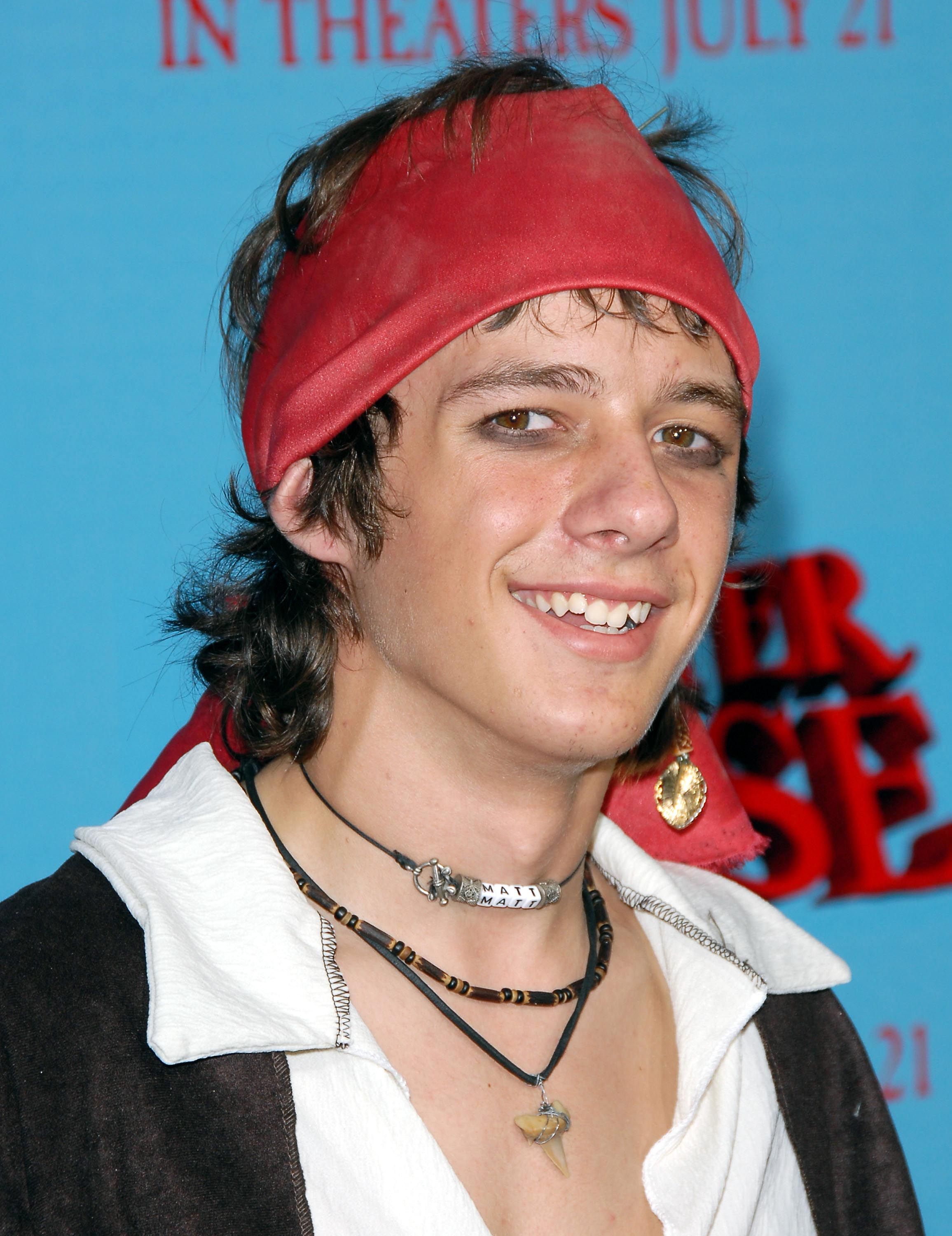 Matthew Underwood dressed as a pirate