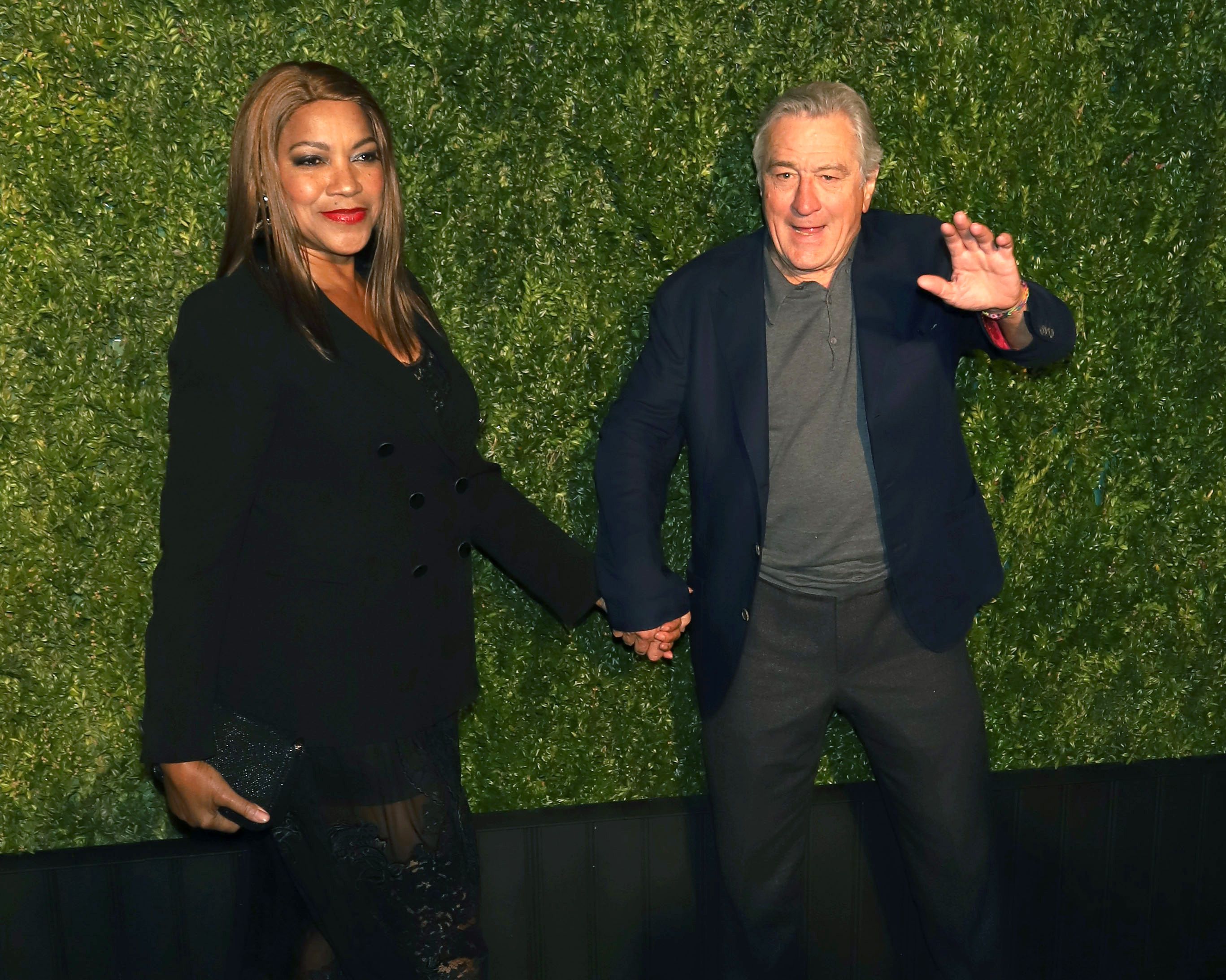 Robert De Niro and Grace Hightower at an event